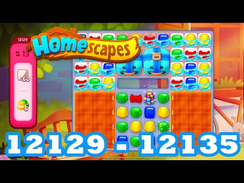 Homescapes Level 12129 - 12135 HD 3 - match | android | IOS | 12130 | 12131 | 12132 | 12133 | 12134
