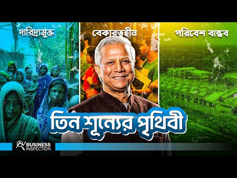 ড. ইউনুসের দারিদ্র্যমুক্ত বেকারত্বহীন ও পরিবেশবান্ধব তিন শূন্য পৃথিবী | World of 3 Zeros by Dr Yunus