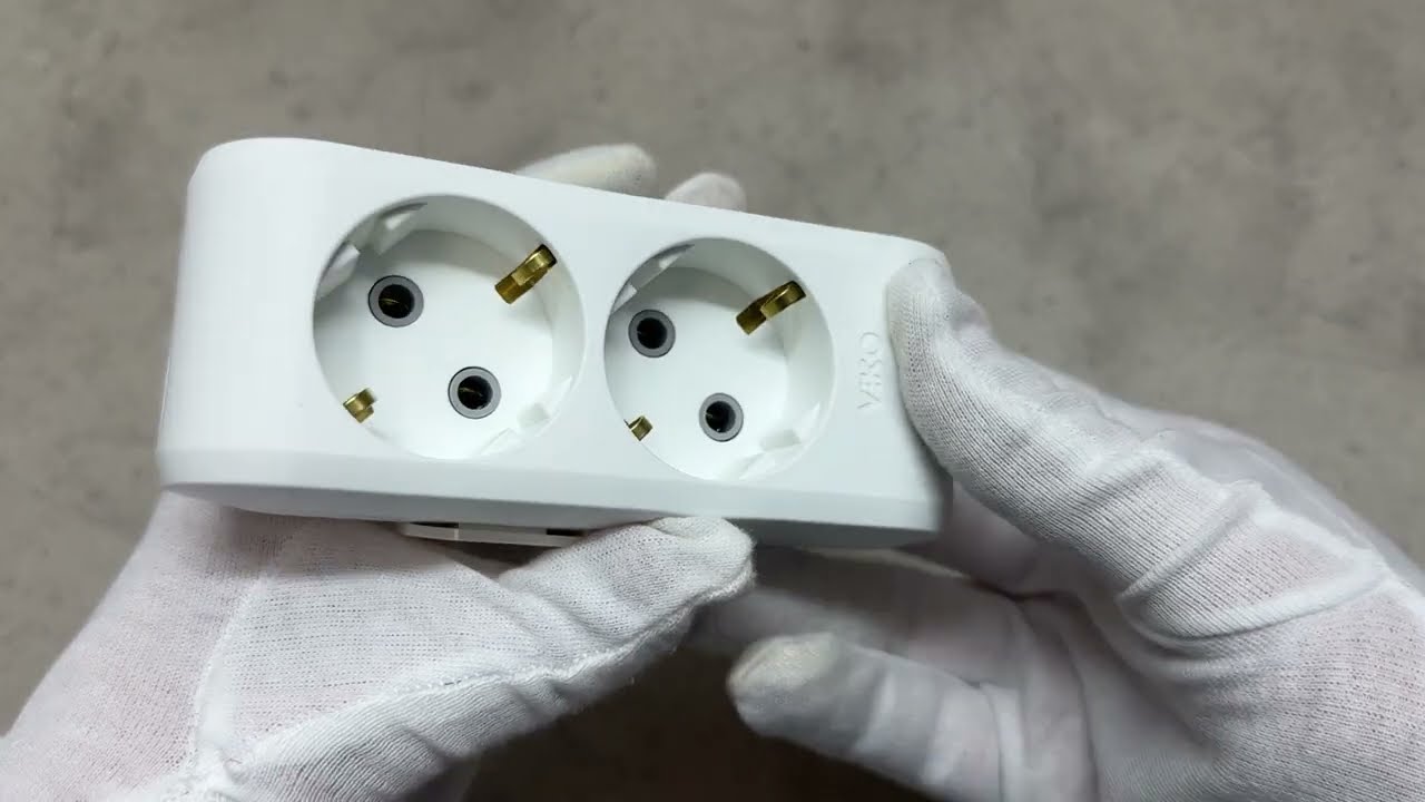 Колодка VIKO 2 гнезда с заземлением белая Multi-Let 90114200