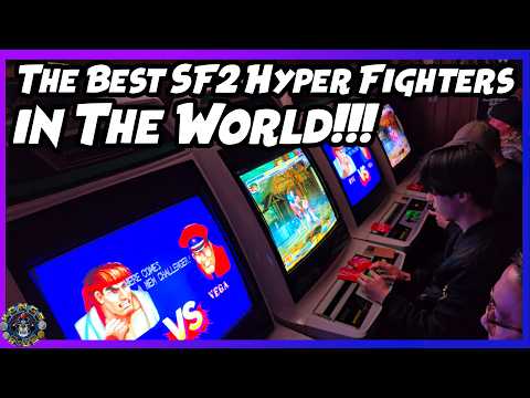THE BEST Street Fighter 2 Hyper Fighting Players @ Don's Arcade