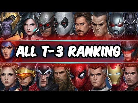 All T-3 Ranking (PVP & PVE Combination) - MARVEL Future Fight
