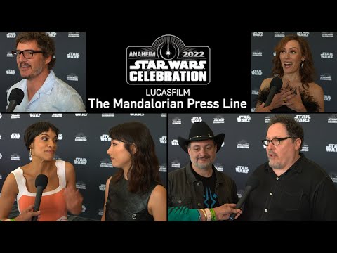 The Mandalorian Press Line Backstage Interviews at Star Wars Celebration 2022