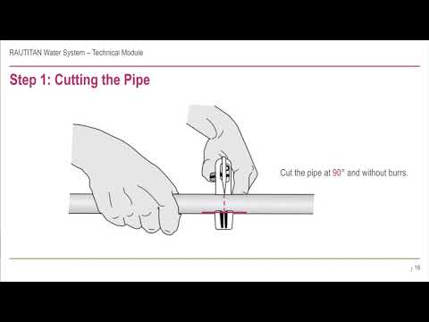 Монтаж фитингов REHAU RAUTITAN