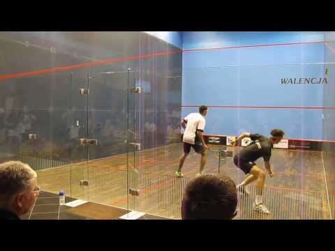 World Junior Squash Championships Wrocław 2013 Lyell Fuller -  Mohamed El Gwarhy (SET II )