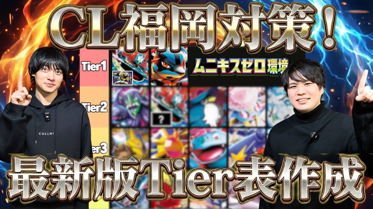 【CL福岡】環境考察＆Tier表作成【ムニキスゼロ環境】