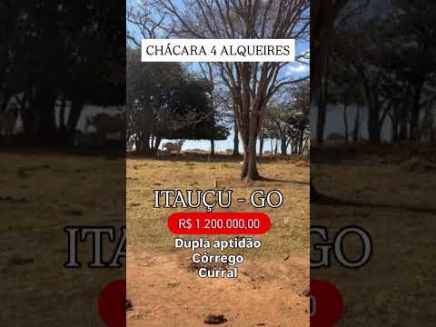 Chácara 4 alqueires em Itauçu Goiás / Ricco Agronegócio 62 99373-6407