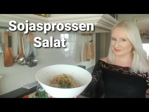 Vegan | Sojasprossen Salat | Healthy