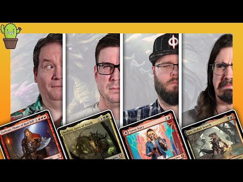 Our FIRST Commander game in our NEW STUDIO | Torbran VS Gev VS Gwen Stacy VS Nethroi