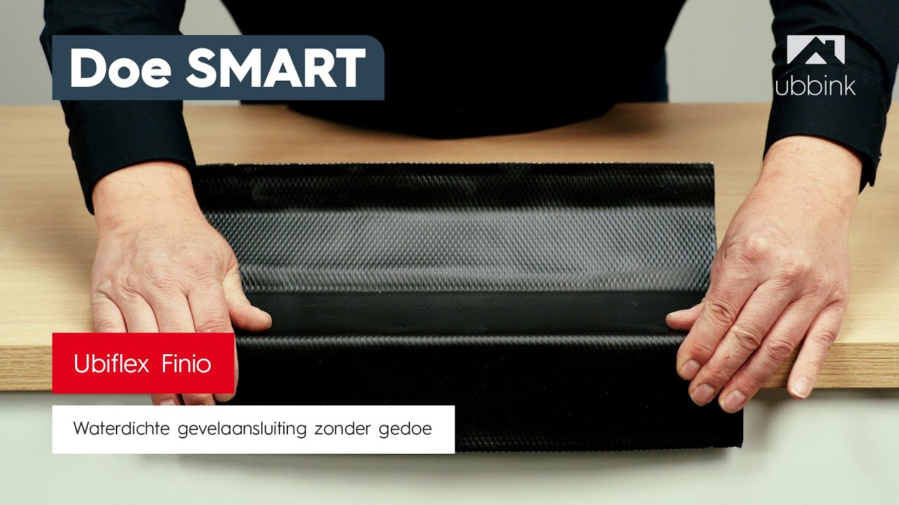 Ubiflex Finio - waterdichte gevelaansluiting zonder gedoe