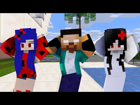 MONSTER SCHOOL : CHICKEN WING MEME XDJAMES, LADYBUG, SADAKO - MINECRAFT ANIMATION