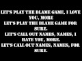 Kanye West ft. John Legend - Blame Game (Lyrics ...