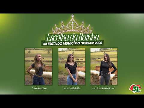 👑 Escolha da Rainha da Festa do Município de Ibiam 2026 | AO VIVO