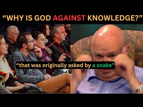 OXFORD professor Humbly answers an Atheist on the Tree of knowledge of GOOD and Evil-EPIC DEBATE