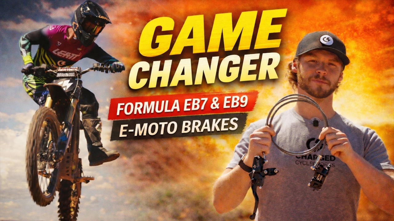 These are the BEST E-Moto Brakes in the Game! Formula EB7 & EB9
