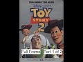 Opening To Toy Story 2 2001 DVD Full Frame 1 2
