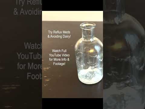 Dairy + Acid Reflux = Phlegmy Throat! #shorts @fauquierent