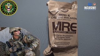 ИРП Армии США МЕНЮ 10 MRE MENU 10 CHILI AND MACARONI