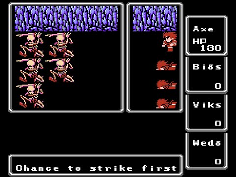 [TAS] NES Final Fantasy by TheAxeMan in 1:09:57.70