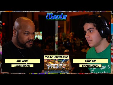 CTGamercon Pools A1 Winners Semis   Alex Smith vs Green Guy   SF6 Tournament