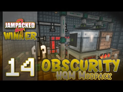 Minecraft - "OBSCURITY"- FTB -HQM -"Basic Ore Automation!!" - EP 14