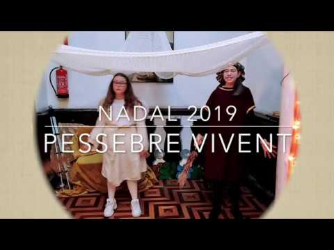 Sagrat Cor Diputació. Pessebre vivent. ESO Nadal 2019