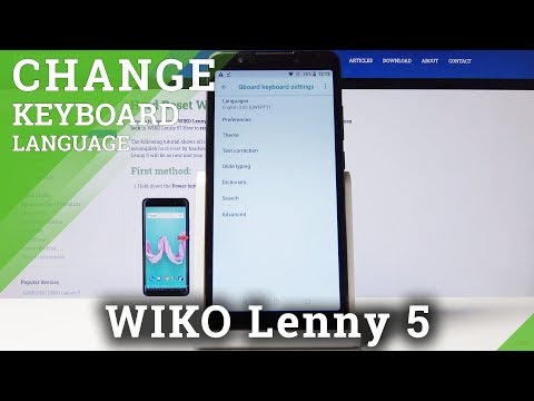 How to Change Keyboard Language in WIKO Lenny 5 – Keyboard Dictionary Options