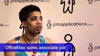OfficeMax Interview - Sales Associate
