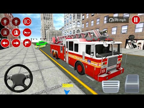Real Fire Truck Driving Simulator 2020 - Fire Fighting Android Gameplay