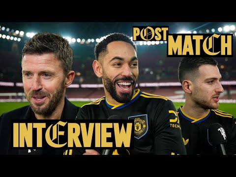 Carrick, Dalot & Cunha React! | Arsenal v Man Utd