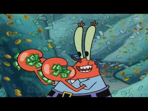 mr krabs x squidward - krusty krew anthem (slowed to perfection)