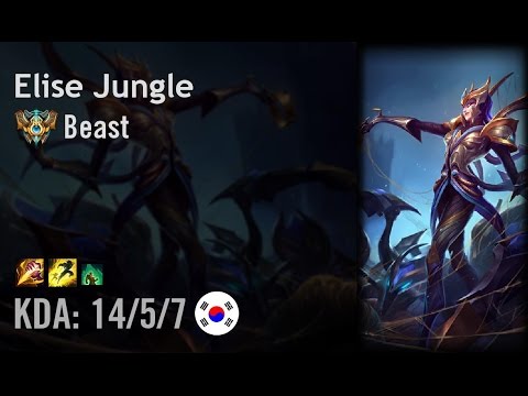 Elise Jungle vs Graves - Beast - KR Challenger Path 6.5