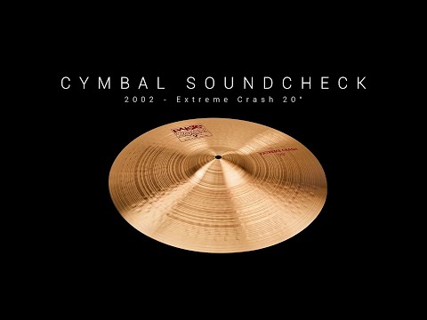 Paiste 20" 2002 Series Extreme Crash Cymbal *IN STOCK* image 7