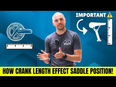 How Crank Length Effects Saddle Position! Bike Fit Tips
