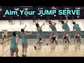 How to AIM your JUMP SERVE - How to SERVE a Volleyball Tutorial