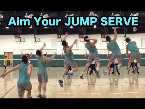 How to AIM your JUMP SERVE - How to SERVE a Volleyball Tutorial thumbnail