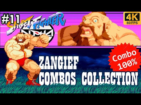 SFA2 ZANGIEF Combos Collection Street Fighter Alpha 2 #11