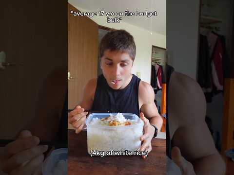 4kg of White Rice Bulking on the Budget #bulk #bulking #gymbro #gymfitness #gymmotivation #fitness