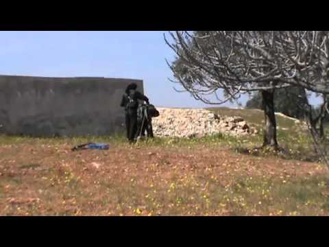 استهداف  قوات النظام بقذائف الهاون من قبل لواء أحفاد الصحابة في معسكر الشبيبة في محافظة إدلب