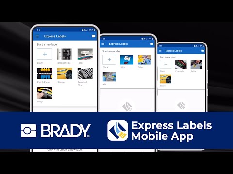 Приложение Brady Express Labels Mobile (Экспресс-этикетки) видео