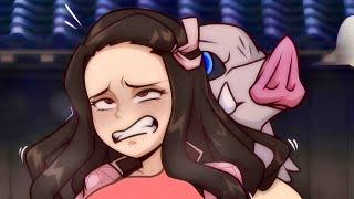 🎲Nezuko’s and Inosuke’s interesting bet | Comic Dub