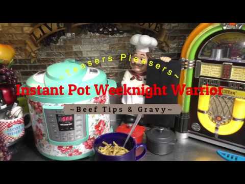 ~Beef Brisket Tips & Gravy~ INSTANT POT WEEKNIGHT...