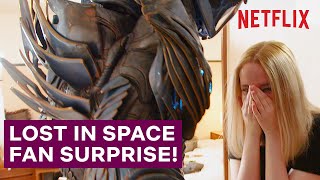 A Lost In Space Superfan Gets The Surprise Of Her Life | Netflix video