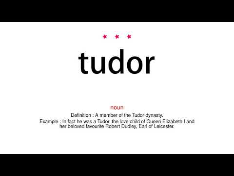 How to pronounce tudor - Vocab Today