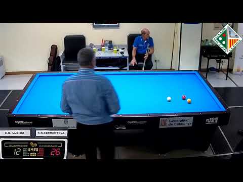 LLIGA CATALANA 3BANDES 4aDIV - CB LLEIDA "C" (A.ÁLVAREZ) vs CB CERDANYOLA "B" (D.SABIO)