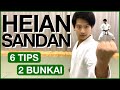 HEIAN SANDAN Kata Tutorial 6 Tips 2 Bunkai