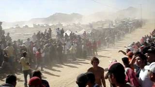 preview picture of video 'Trophy Trucks at Ojos Negros jump - 2006 Baja 1000'