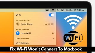 How To Fix WiFi Problems On Mac.? Wifi Won