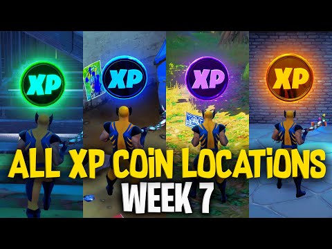 ALL XP COIN LOCATIONS (WEEK 7) | FORTNITE SEASON 4 CHAPTER 2