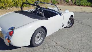 Rotary-Powered 1959 Austin-Healey Bugeye Sprite Walk Around and Idle