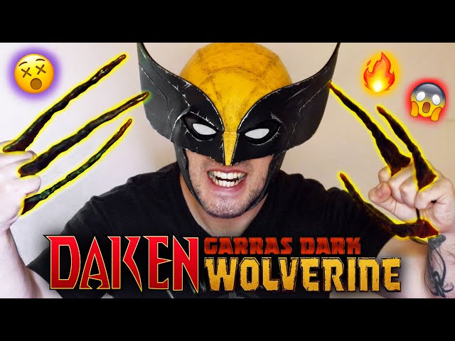 Vídeo relacionado con 1 par de garras de Wolverine para Halloween, garras aterradoras para adultos, de plástico ABS, 1:1, garras reales X para hombres, accesorios de cosplay adecuados para fiestas de cosplay divertidas de
